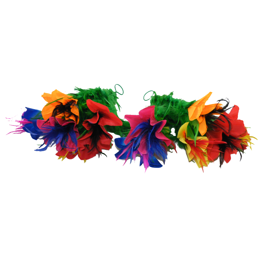 Fiori di piuma e stoffa - 2 Bouquet - Classic Dlx 6F - immagine 2